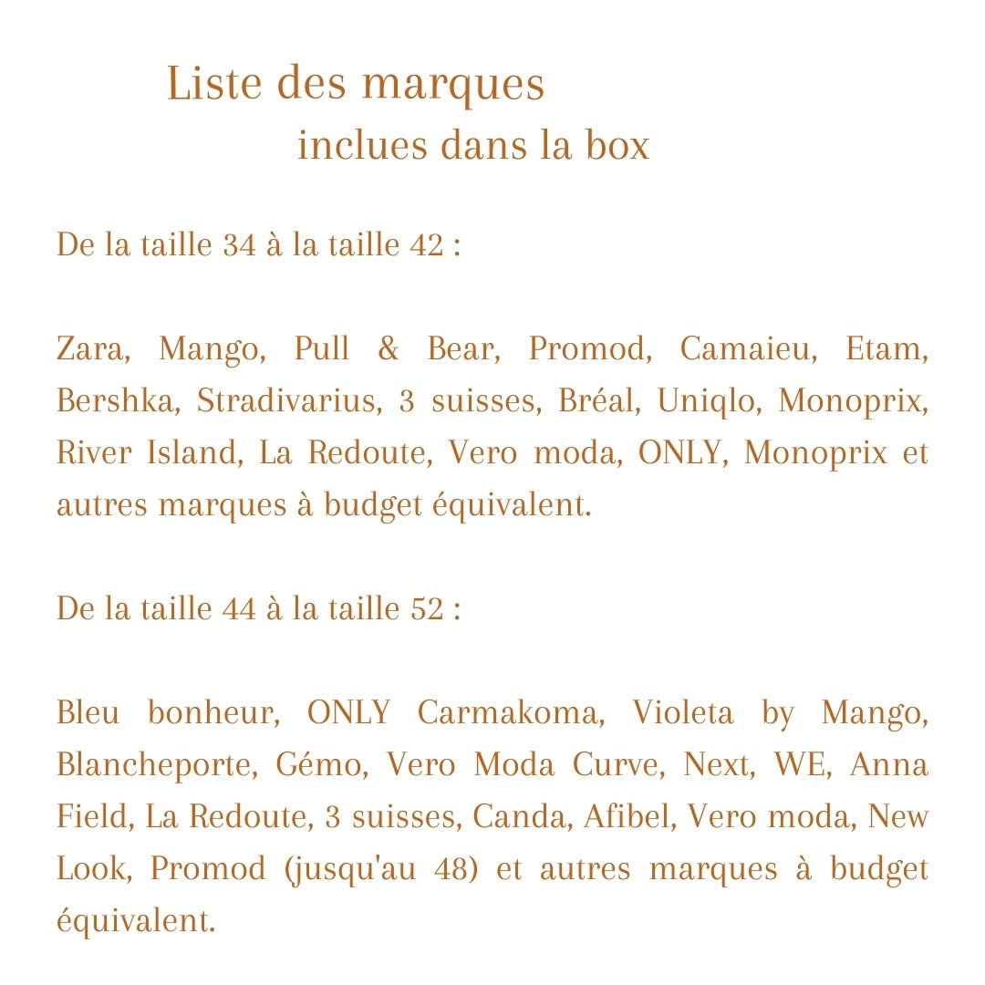 box vetements seconde main  femme cadeau 30 ans lookiero la malle francais clic and fit outfittery seconde main maje sandro friperie luxe zara personal shopper mango stradivarius mango